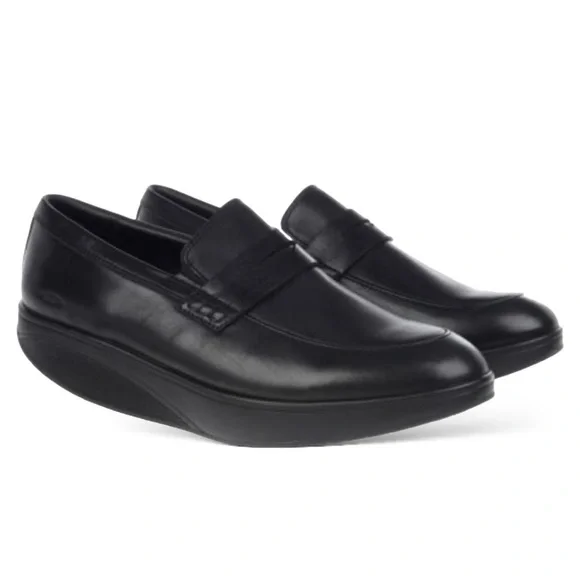 MBT | Shoes | Mbt Asante Black Leather Loafer 3135 Us | Poshmark display picture 1